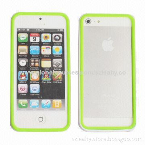 Hot selling PC and TPU mixed bumper case for iPhone 5/5s